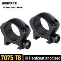 WINFREE Pro 1 inch Picatinny Scope Rings Mount 7075-T6 Aluminum - Low Profile