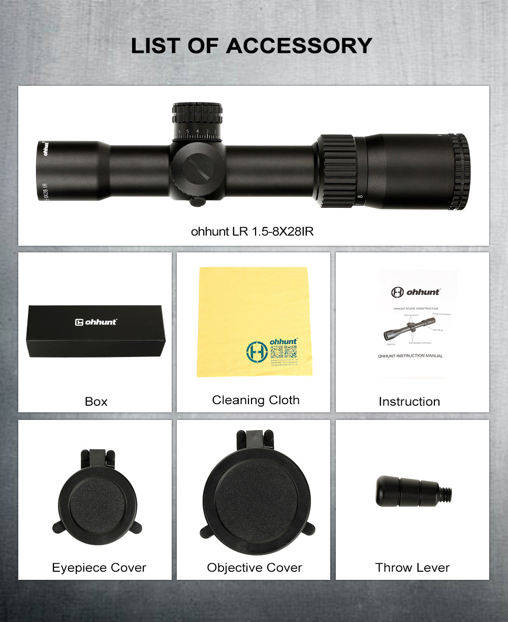 WINFREE® LR 1.5-8X28 Compact Rifle Scope - Image 15