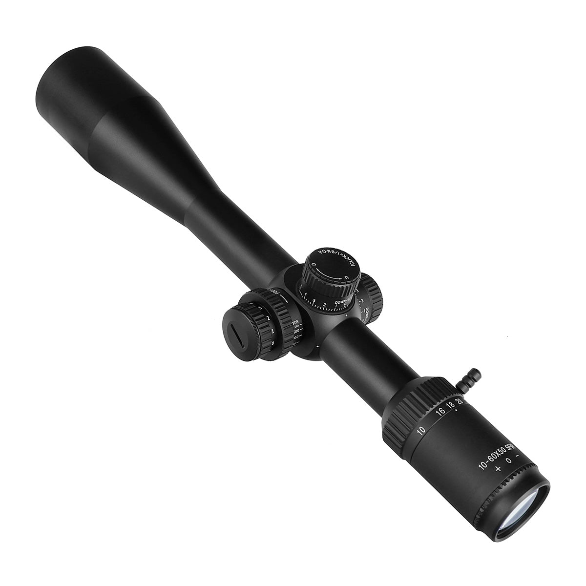 WINFREE LRS 10-60X50 SFIR Long Range Rifle Scope Side Parallax Red Illuminated - Image 9