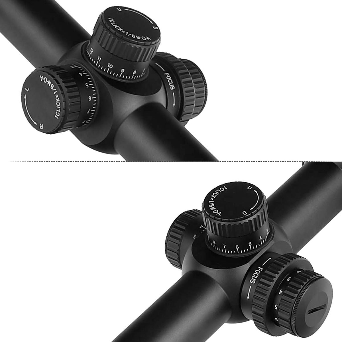 WINFREE LRS 10-60X50 SFIR Long Range Rifle Scope Side Parallax Red Illuminated - Image 5