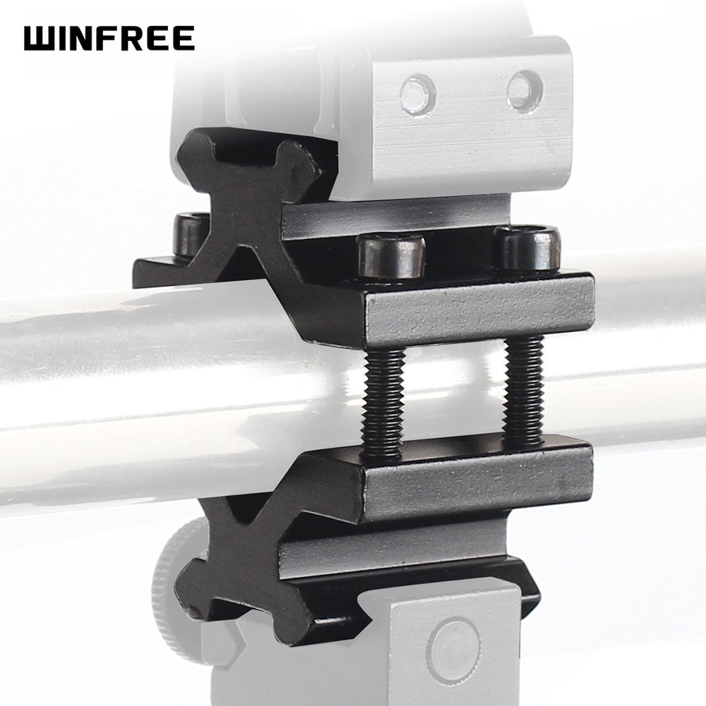 Universal Picatinny Rail Rib Mount for Compact Red Dot Optic fit 0.395' Ventilated Ribs Shotgun Accessories