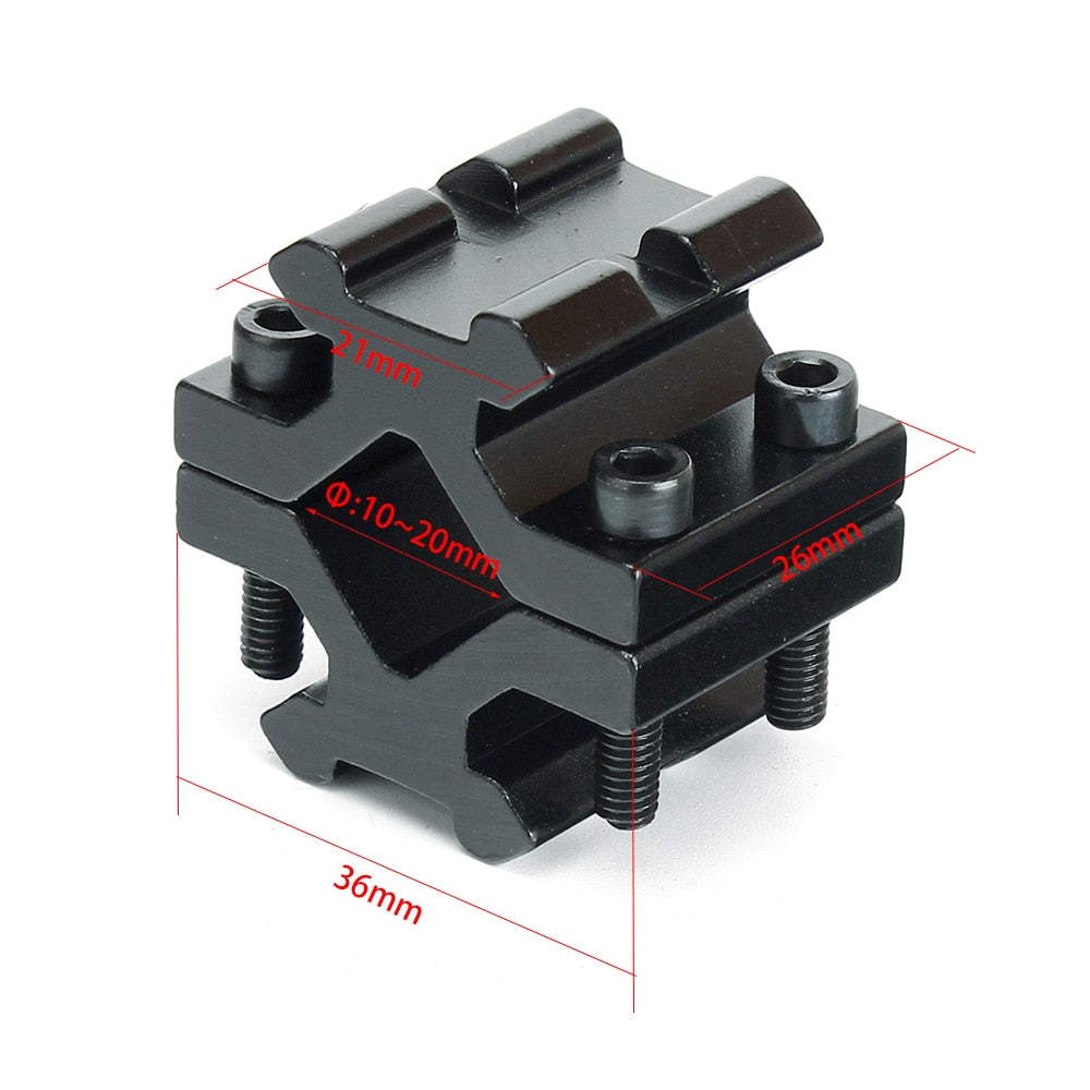 Universal Picatinny Rail Rib Mount for Compact Red Dot Optic fit 0.395' Ventilated Ribs Shotgun Accessories - Image 6