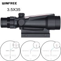 WINFREE® 3-9X40 EG Combo Rifle Scope 5 Level Red Green Rangefinding Reticle