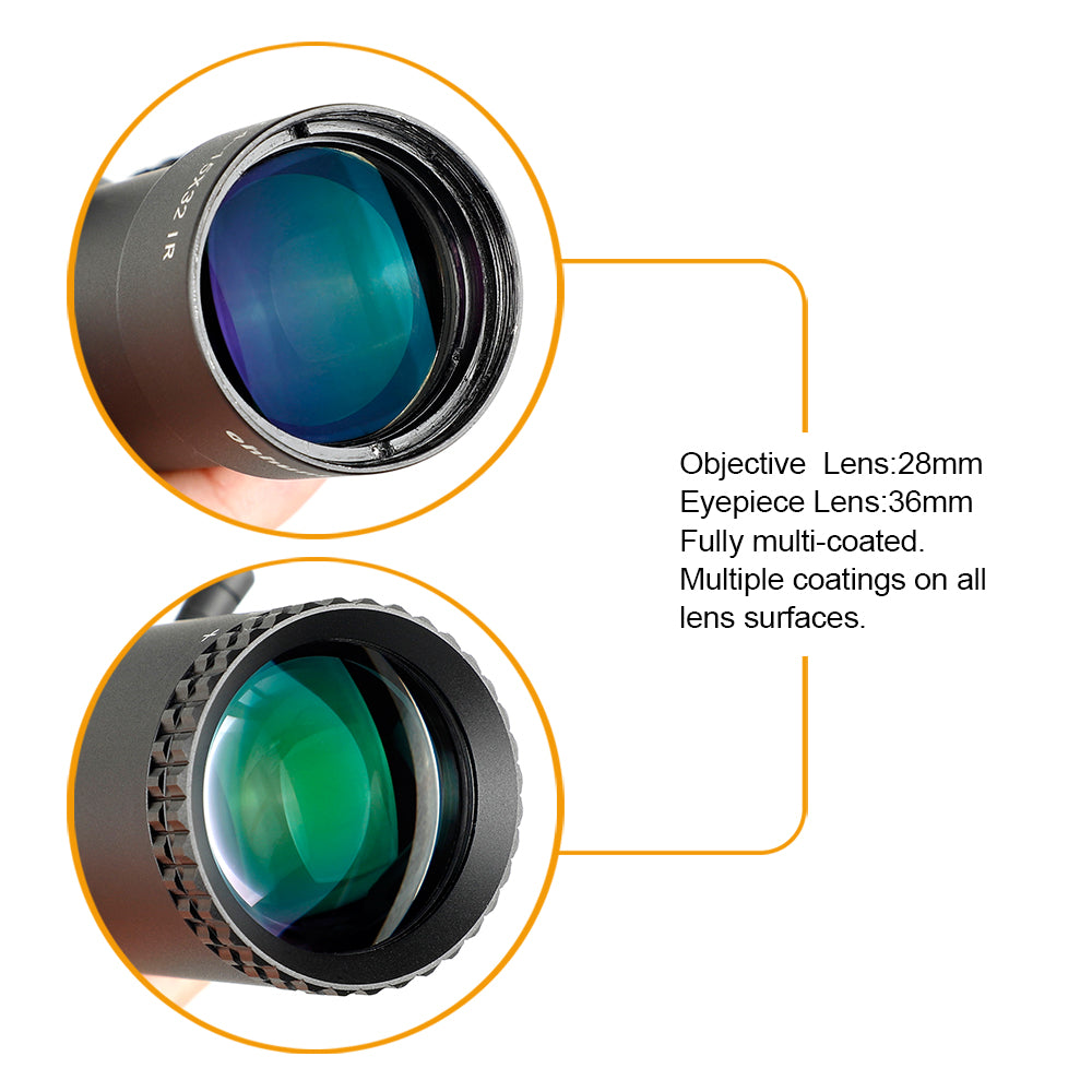 WINFREE® LR 1-8X32 Compact Long Eye Relief Rifle Scope SFP LPVO Optics - Image 6
