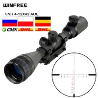 WINFREE® 4.5-14x50 AOE Hunting Rifle Scope Red Special Cross Glass Etched Reticle