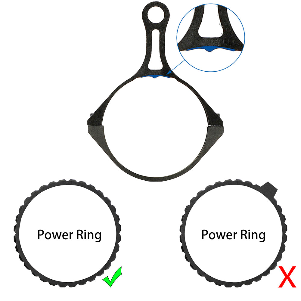 WINFREE Scope Throw Lever for 44mm 45mm Tube Dia. Aluminum Magnification Adjustment Ring - Image 2