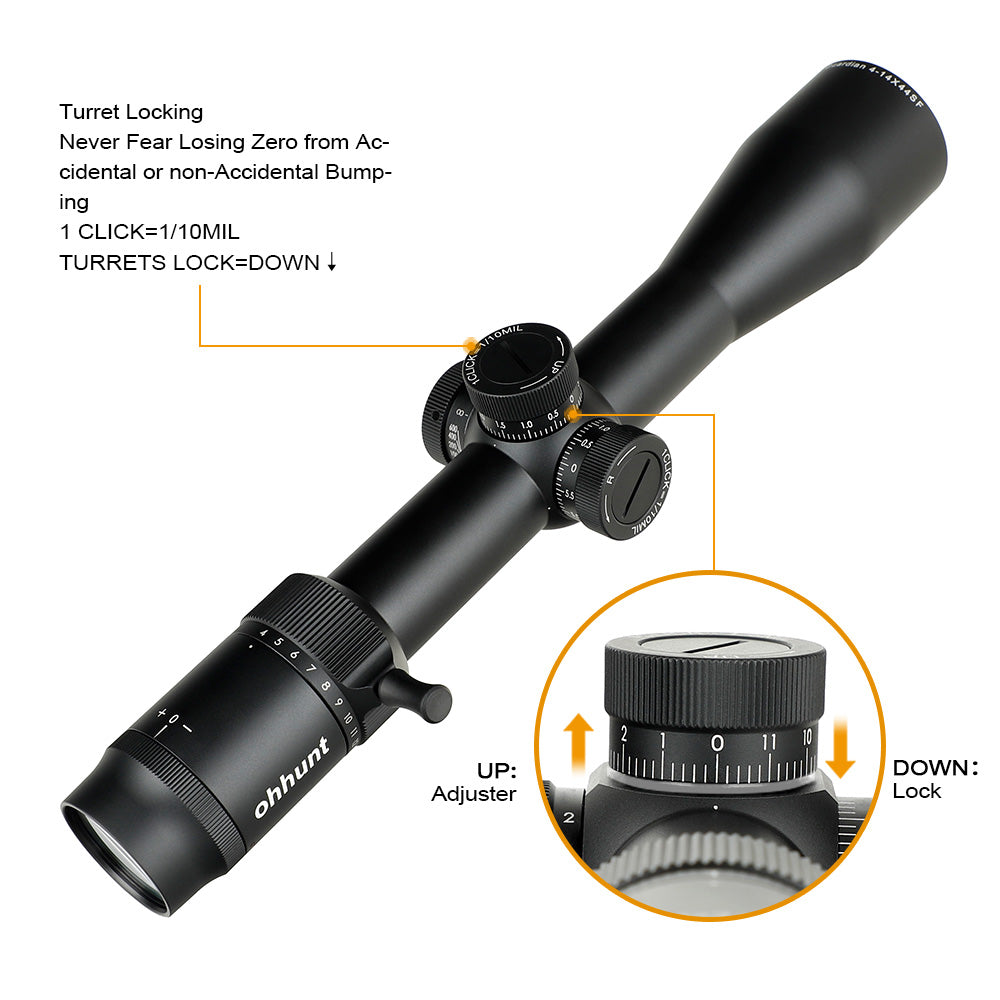 WINFREE Guardian 4-14X44 SF Hunting Rifle Scope Side Parallax - Image 2