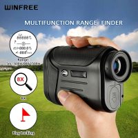 WINFREE 8X 600M/800M/1500M Multifunction Rangefinders Golf Monocular Range Finder Outdoor Measuring