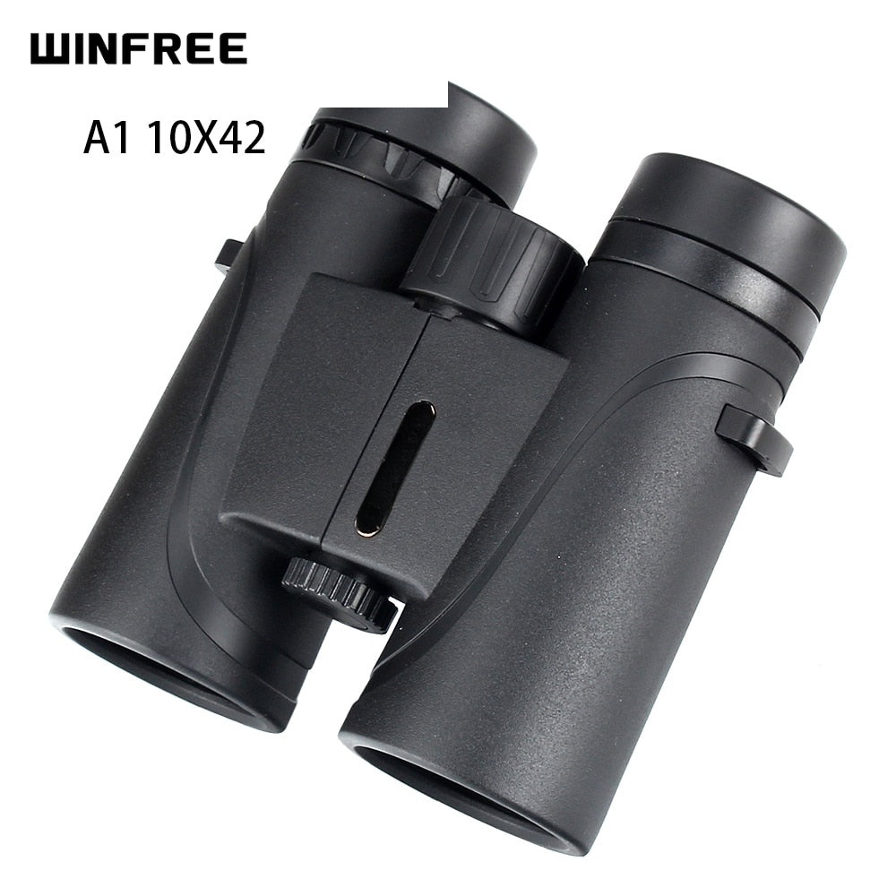 WINFREE® 10x26 Portable Wide-angle Telescope Optics Camping Travel Binoculars