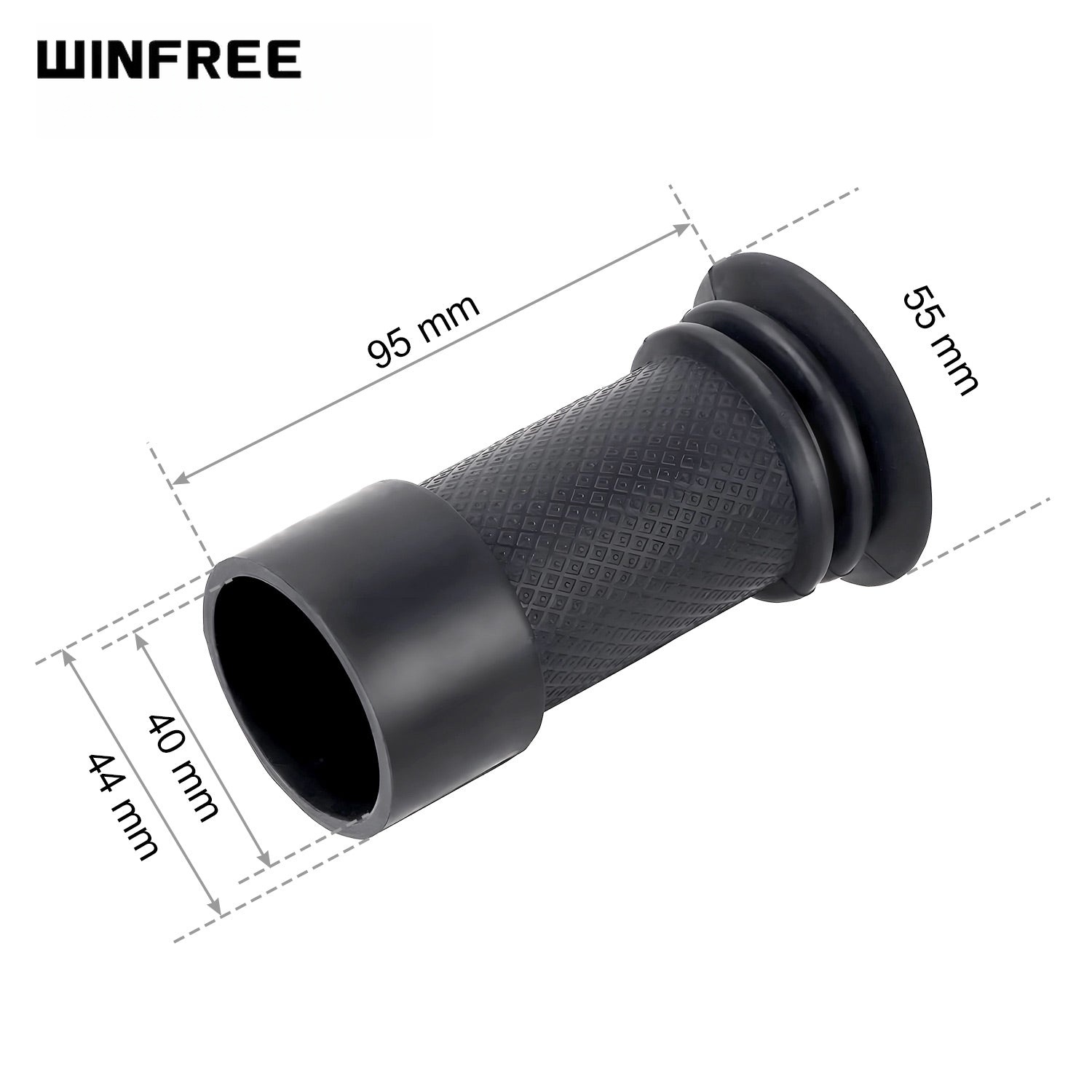 Rubber Rifle Scope Eyeshade Flexible Eye Cup fit 40-42 mm Eyepiece - Image 2