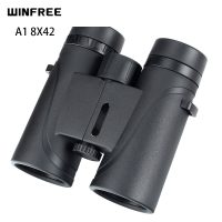 WINFREE A1 8X42 Binoculars Waterproof Fogproof Telescope Wide-angle Powerful Bright Optics Camping Hiking Binocular