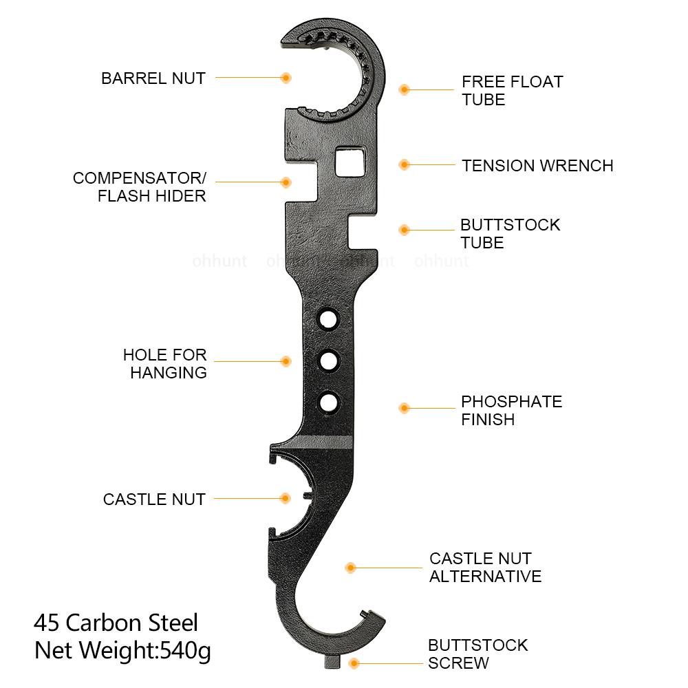 WINFREE AR-15 Barrel Nut Wrench Armorer’s Wrench - Image 2