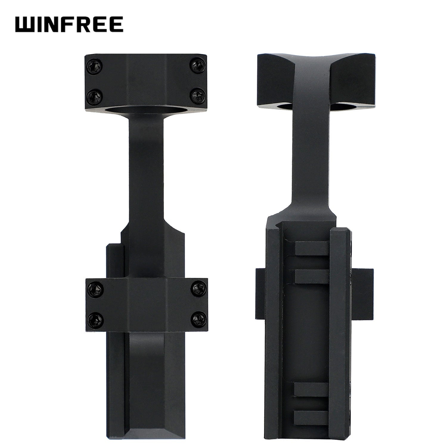 WINFREE Picatinny Cantilever 30mm Scope Mount with Square Integral Recoil Stops - Image 7