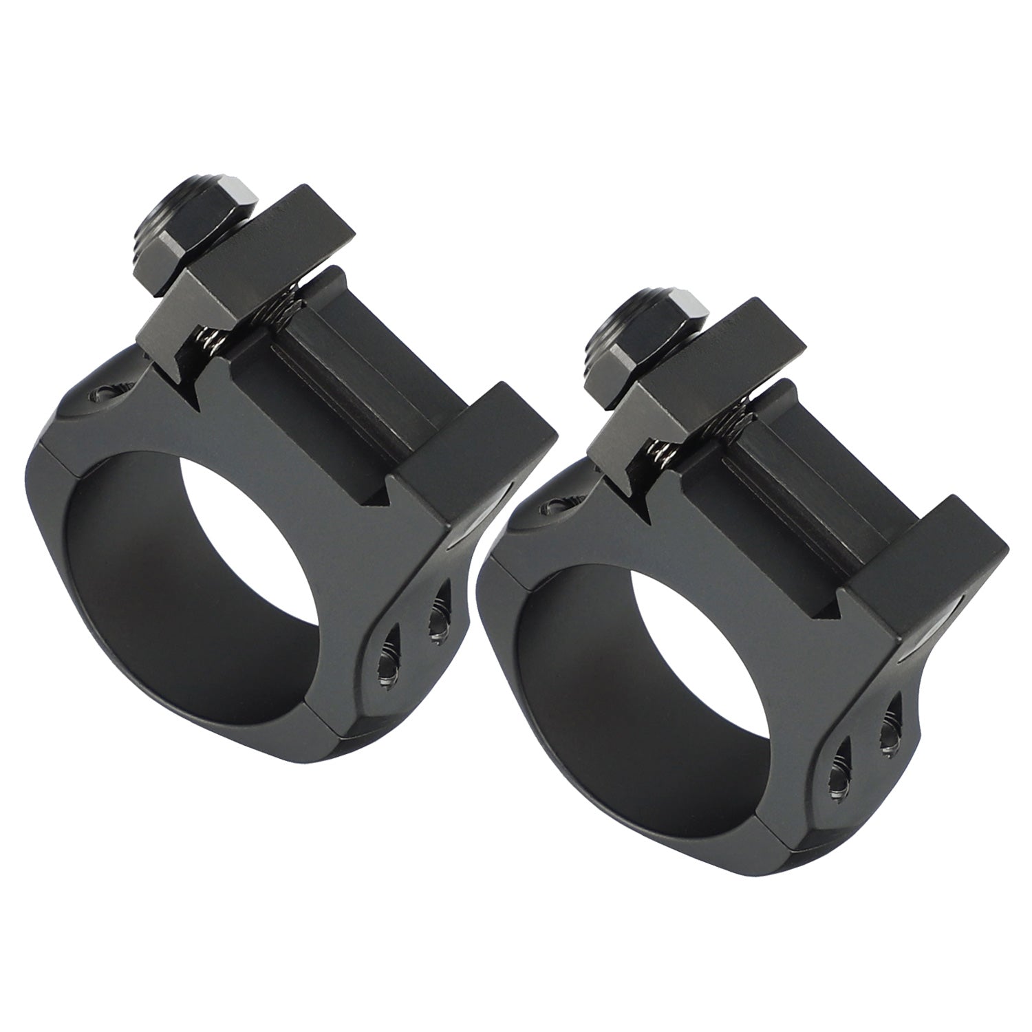 WINFREE Pro 7075 Aluminum 30mm Scope Rings for Picatinny Rail - Medium Profile - Image 7