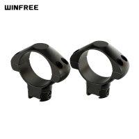 WINFREE Steel 30mm Diameter 11mm 3/8 Dovetail Scope Rings - Medium Profile