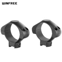 WINFREE Steel 30mm Scope Rings for 3/8" 11mm Dovetail Rails Low Med High Profile 2PCs