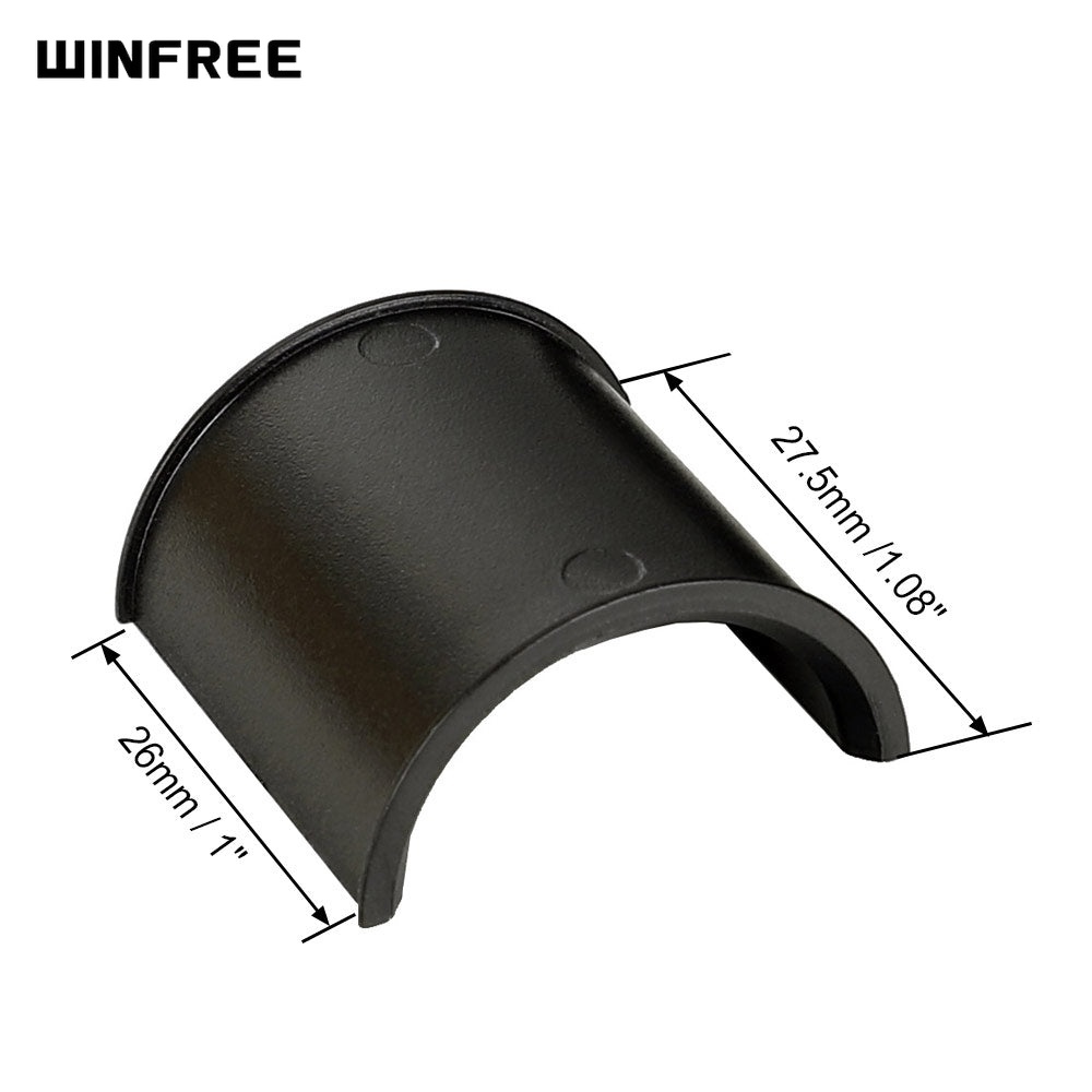WINFREE Polymer 30mm to 1 inch/25.4mm Scope Rings Reducer, 1" Rifle Scope Rings Adapter Shims, 2 Sets - Image 2