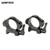 WINFREE Steel Picatinny 30mm Scope Rings Quick Release - Ultra Low Profile