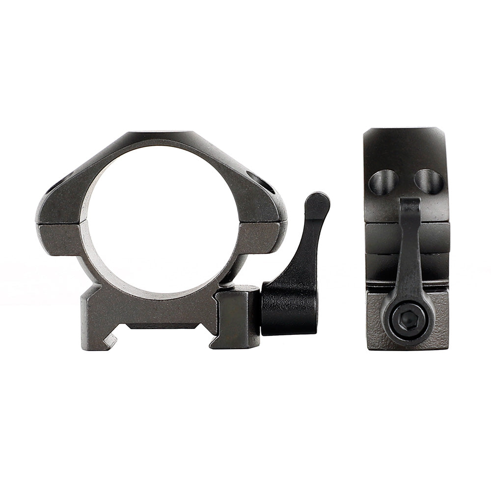 WINFREE Steel Picatinny 30mm Scope Rings Quick Release - Ultra Low Profile - Image 8