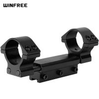 WINFREE 11mm 3/8" Dovetail Zero Recoil Scope Mount 1 inch 30mm Dia with Stop Pin High Profile