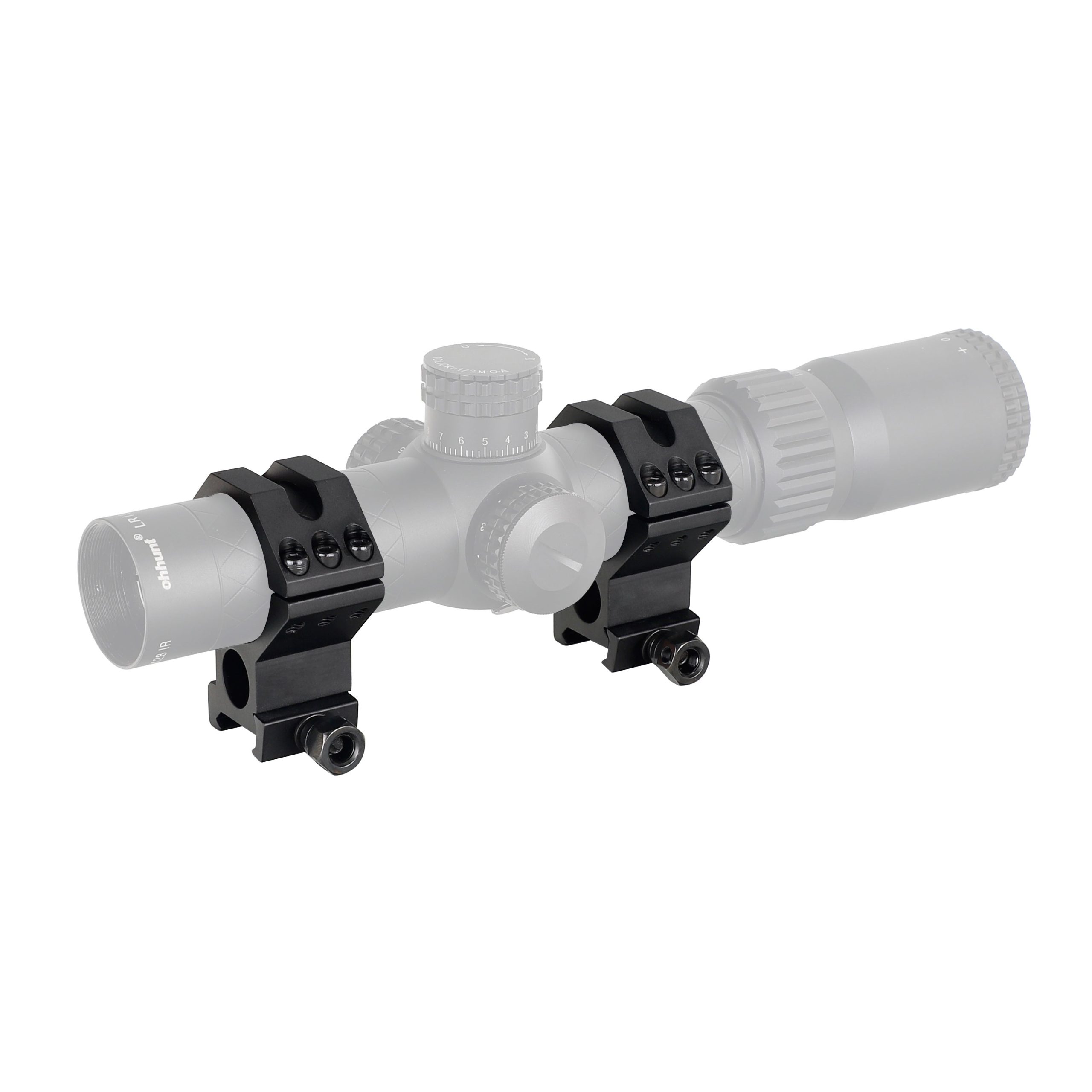 WINFREE 35mm Picatinny Scope Rings with Gasket for 30mm 34mm Dia - High Profile - Image 5