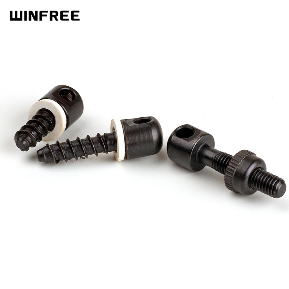 WINFREE ® 3Pcs Set Sling Mounting Kit Sling Swivel Stud for Most Rear Wood Swivel Screws Base - Image 2