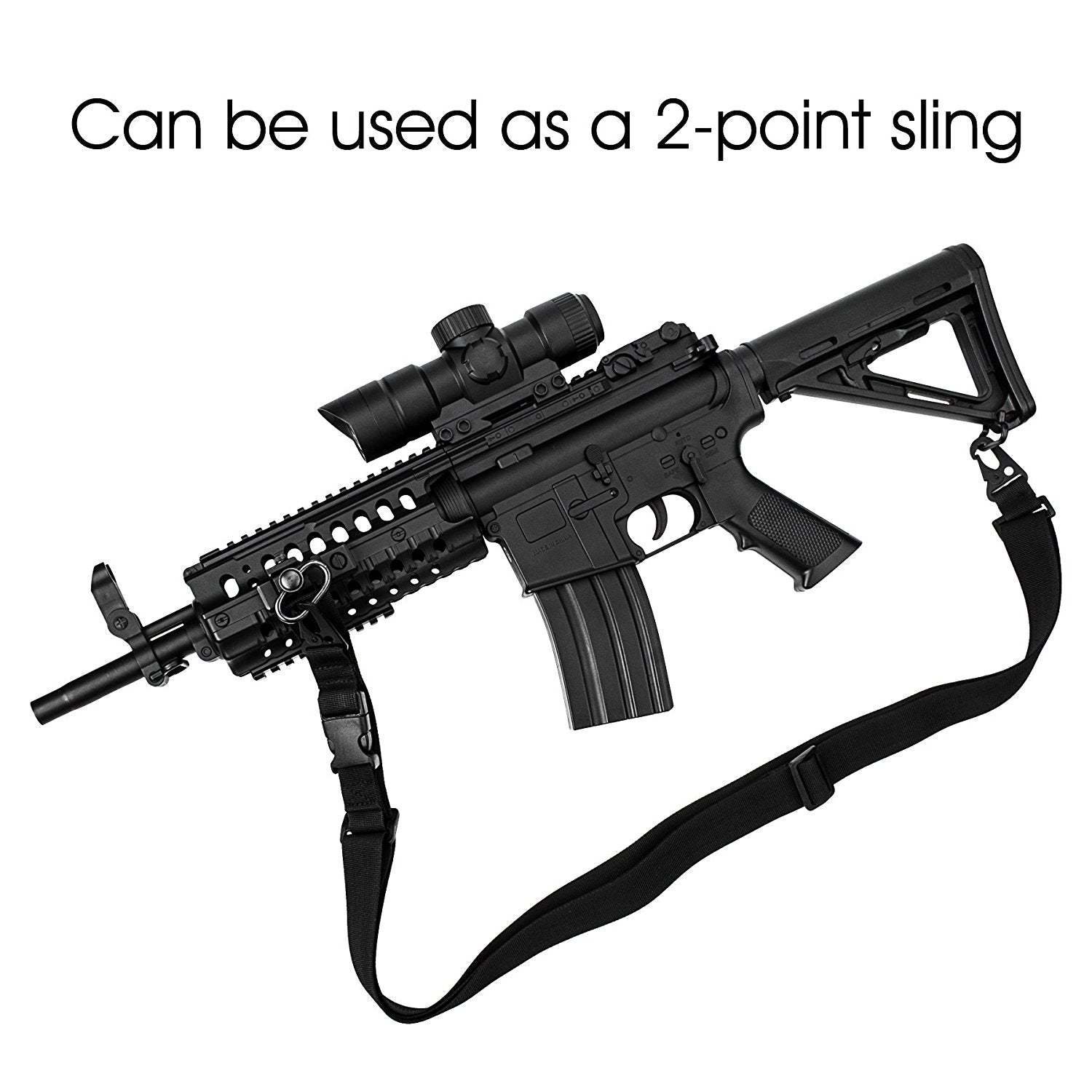 WINFREE® Adjustable AR-15 3 Point Rifle Gun Sling Strap Quick Detach - Image 10