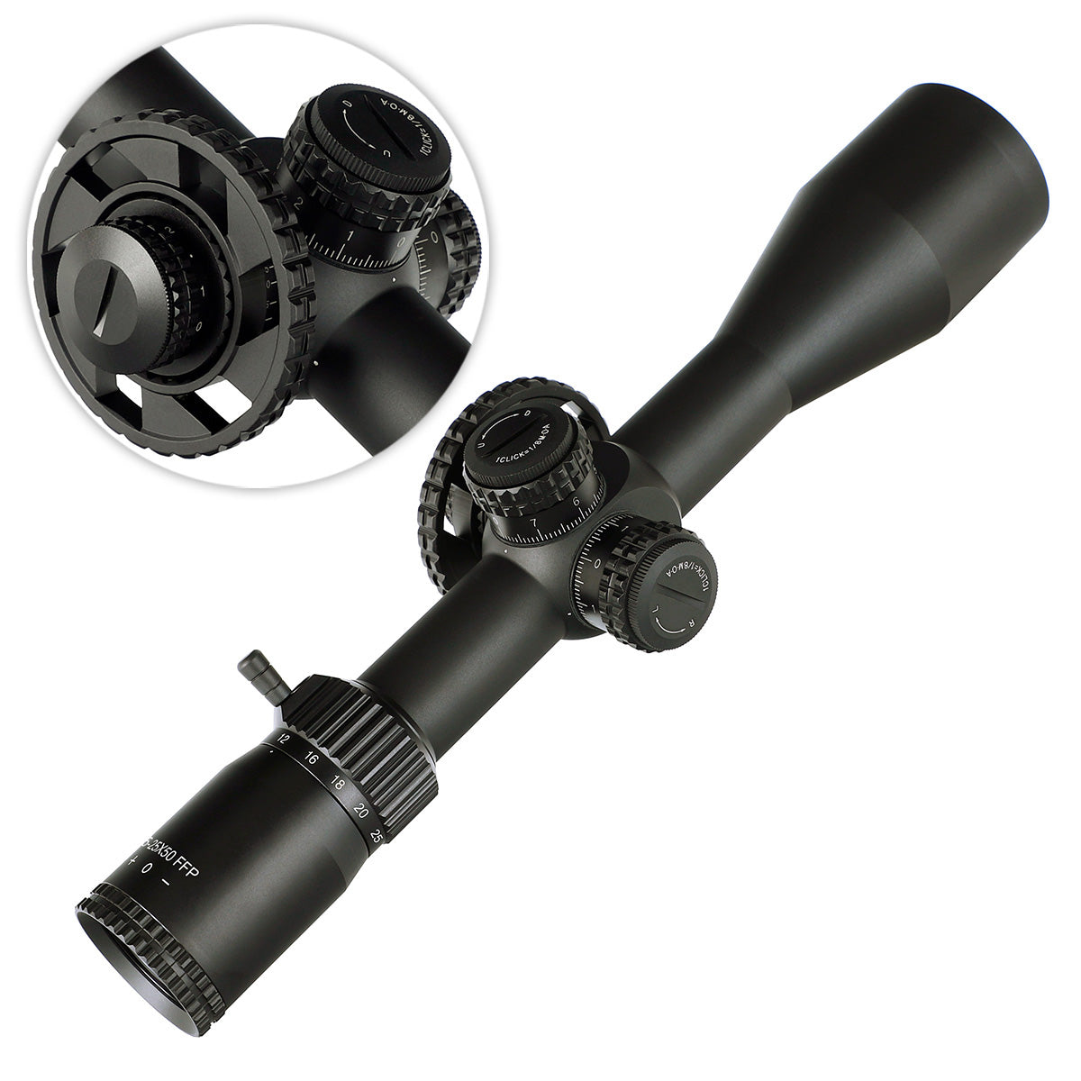 WINFREE® LR 5-25X50 SFIR FFP Long Range Rifle Scopes with Sunshade - Image 10