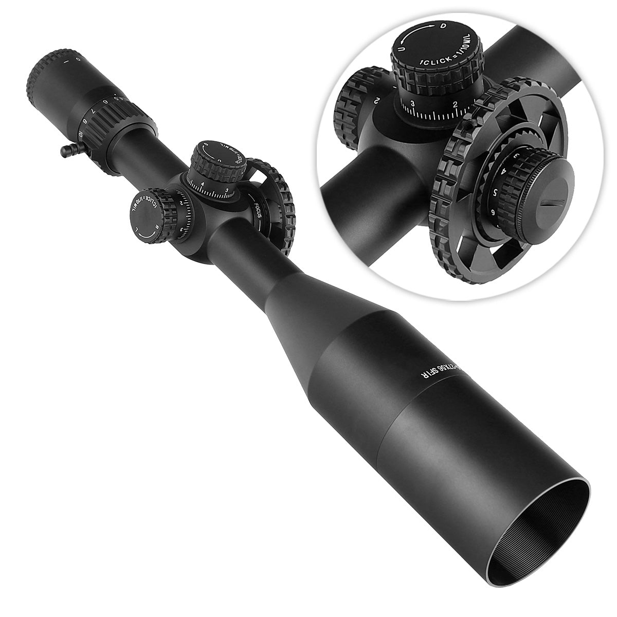 WINFREE 4.5-27X56 SFIR Rifle Scope with Sunshade - Wire Reticle - Image 10