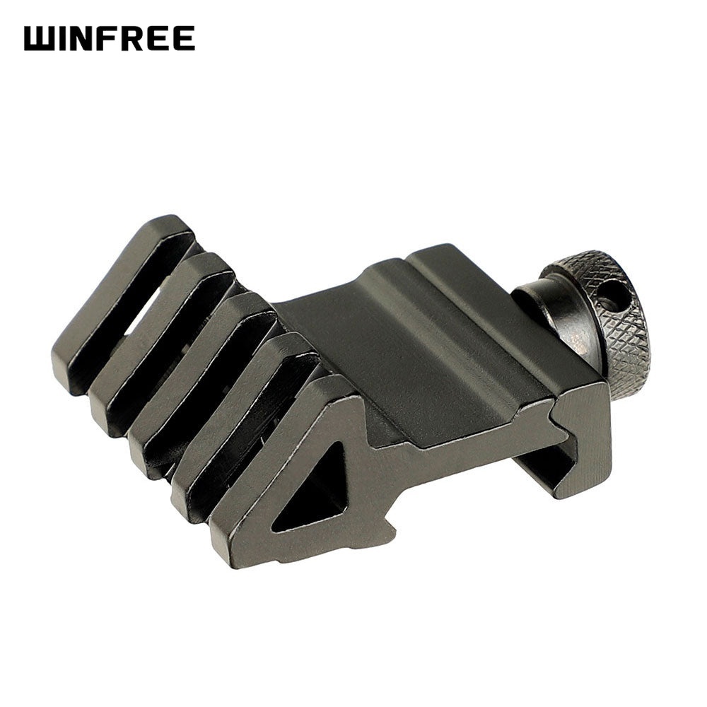 WINFREE 4 Slot 45 Degree Offset Side Mount 20mm Picatinny Rail For Optical Lron Flashlight - Image 9