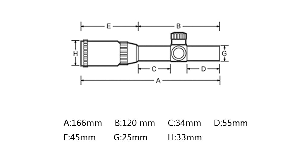 WINFREE 4.5x20E Lightweight Compact Rifle Scope - Image 12
