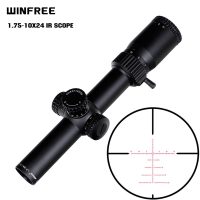 WINFREE®  LR FFP 1.5-12X28 IR Scope, Glass Etched Reticle, Red Illumination, Turrets Lock Reset
