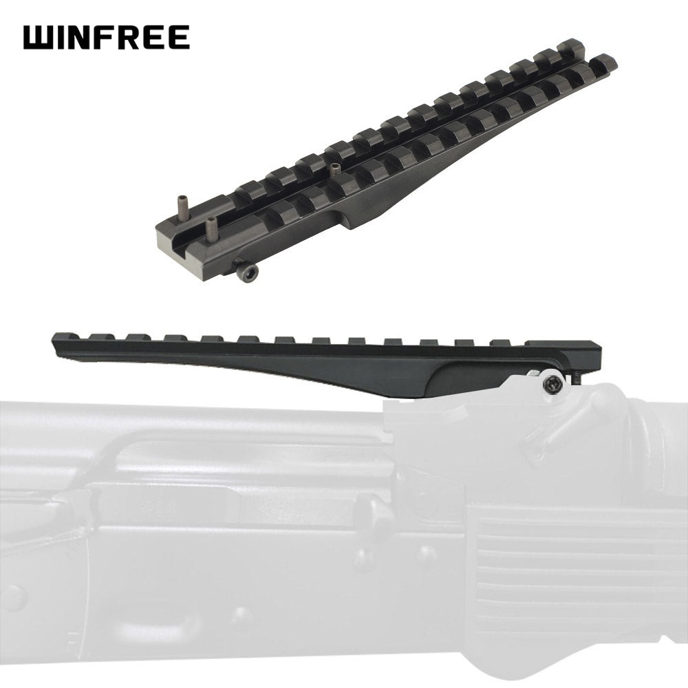 WINFREE Lengthened AK Rear Sight Rail Mount for Red Dot Sight AK-47/AK-74