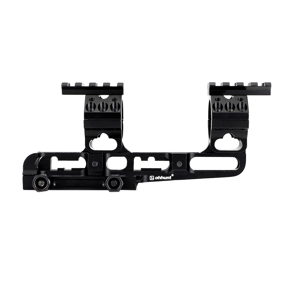 WINFREE 30mm/1 inch Cantilever Scope Mount Adjustable Front to Back with Picatinny Rail - Image 2