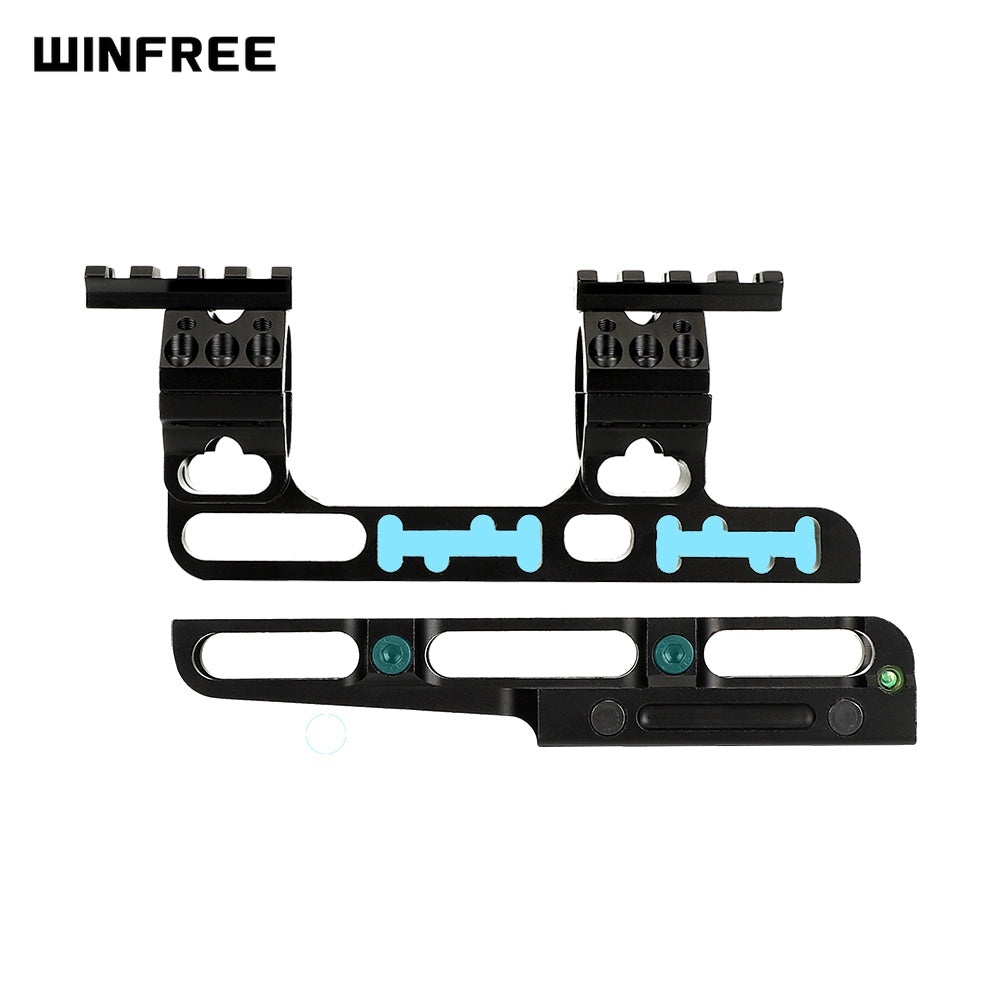WINFREE 30mm/1 inch Cantilever Scope Mount Adjustable Front to Back with Picatinny Rail - Image 3