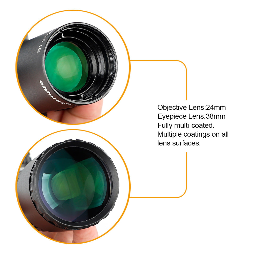 WINFREE® LR 1-6X24 FFP Compact Rifle Scopes Budget 1-6x LPVO Optics for AR15 - Image 11