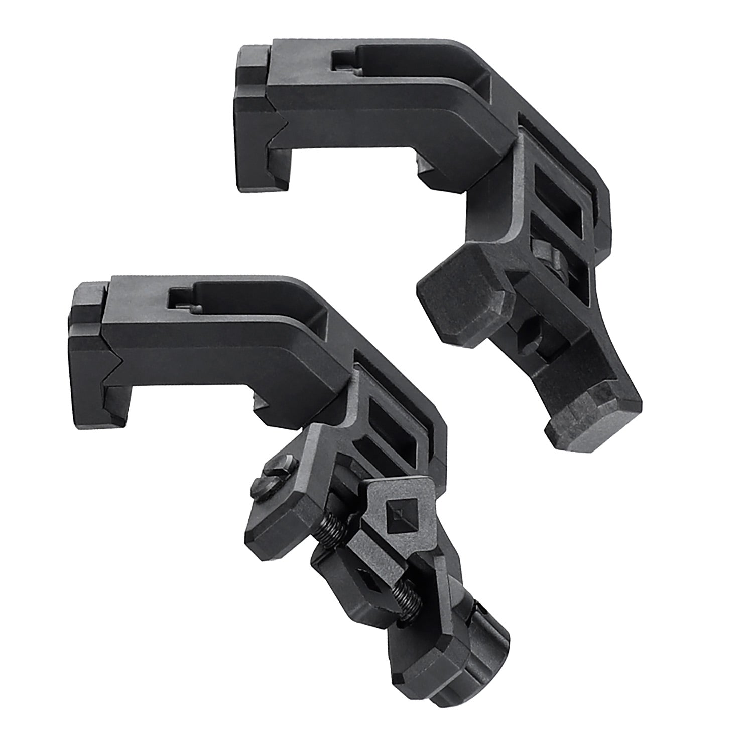 WINFREE 45 Degree Offset AR Flip Up Sights Rapid Transition Backup Front and Rear Sight for Picatinny Mount - Image 14