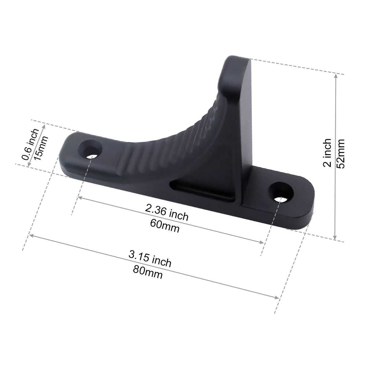 WINFREE Metal AR-15 Handstop Gripstop compatible with keymod handguard 3.15"- Black - Image 6