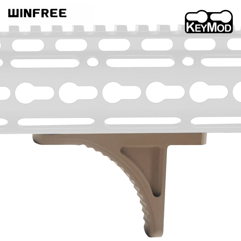 WINFREE Metal AR-15 Handstop Gripstop compatible with keymod handguard 3.15"- Desert Brown - Image 2