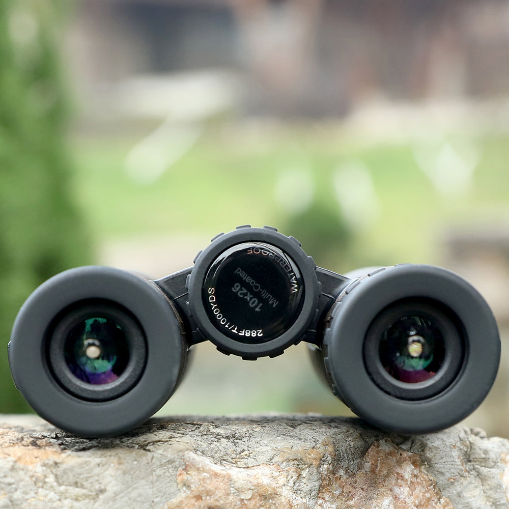WINFREE® 10x26 Portable Wide-angle Telescope Optics Camping Travel Binoculars - Image 12