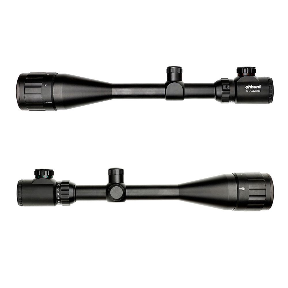 WINFREE AOEG 6-24X50 Rifle Scope with Red/Green Illuminated Reticle - Image 12