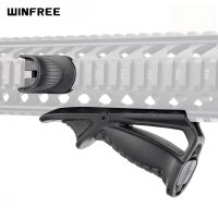 WINFREE AR-15 Picatinny Angled Foregrip with Thumb Rest Combo Polymer