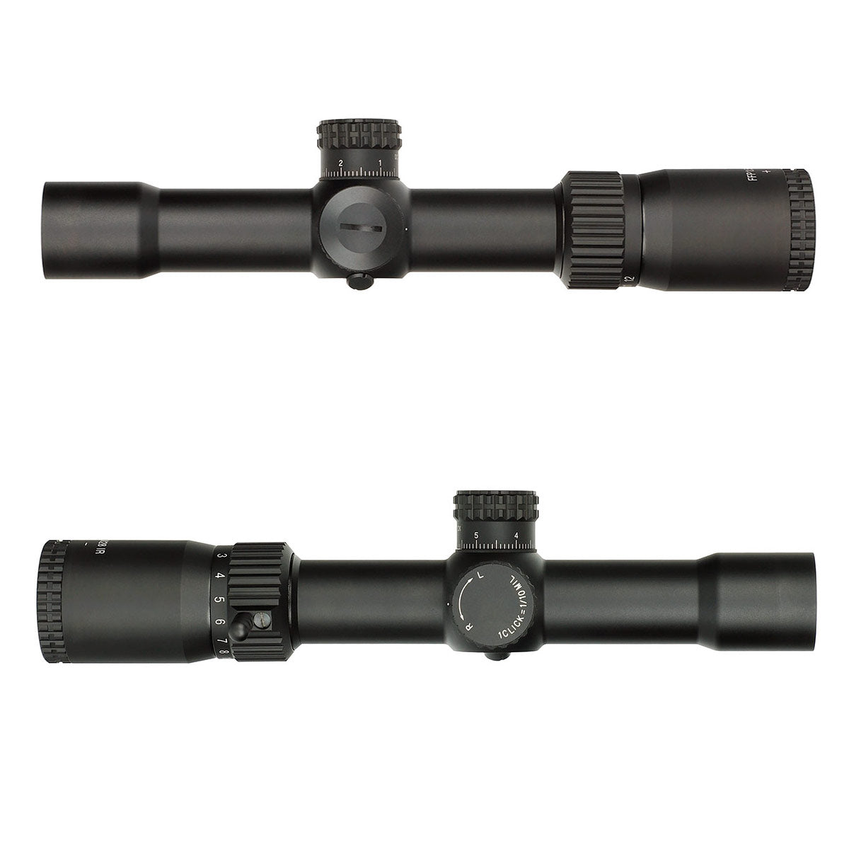WINFREE® LR FFP 1.5-12X28 IR Scope, Glass Etched Reticle, Red Illumination, Turrets Lock Reset - Image 14