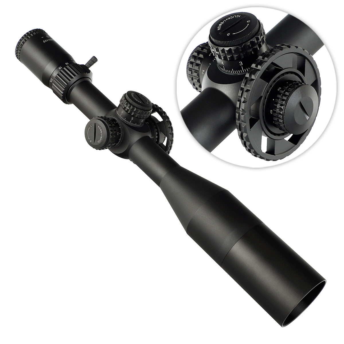 WINFREE® LR 5-25X50 SFIR FFP Long Range Rifle Scopes with Sunshade - Image 15