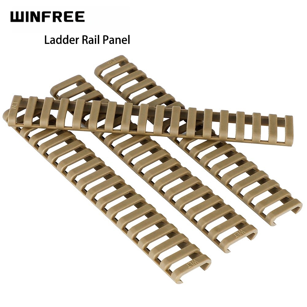 WINFREE AR15 Picatinny Rail Covers Rubber Ladder Rail Panel 4PCs /set - Image 7