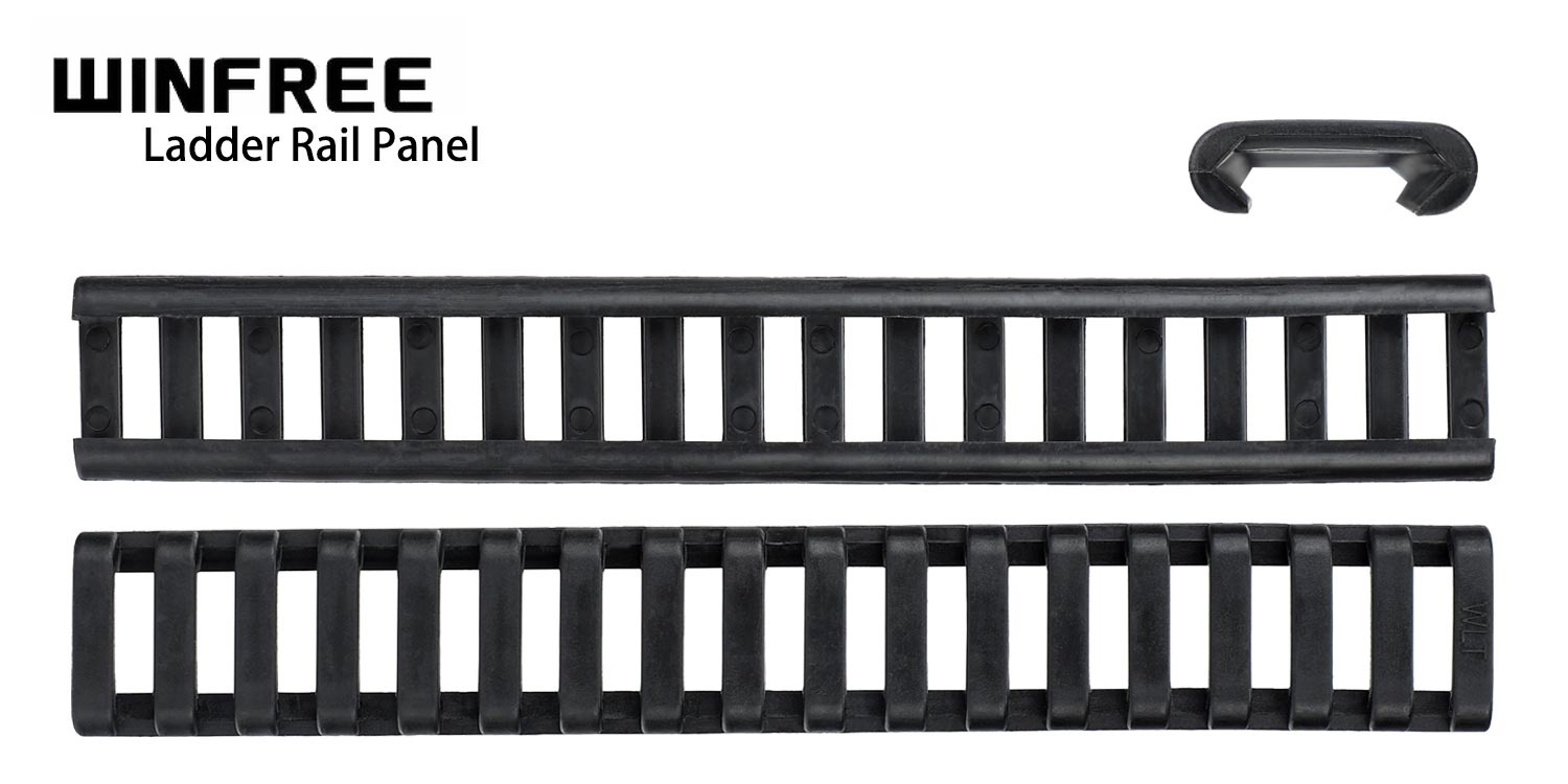 WINFREE AR15 Picatinny Rail Covers Rubber Ladder Rail Panel 4PCs /set - Image 4