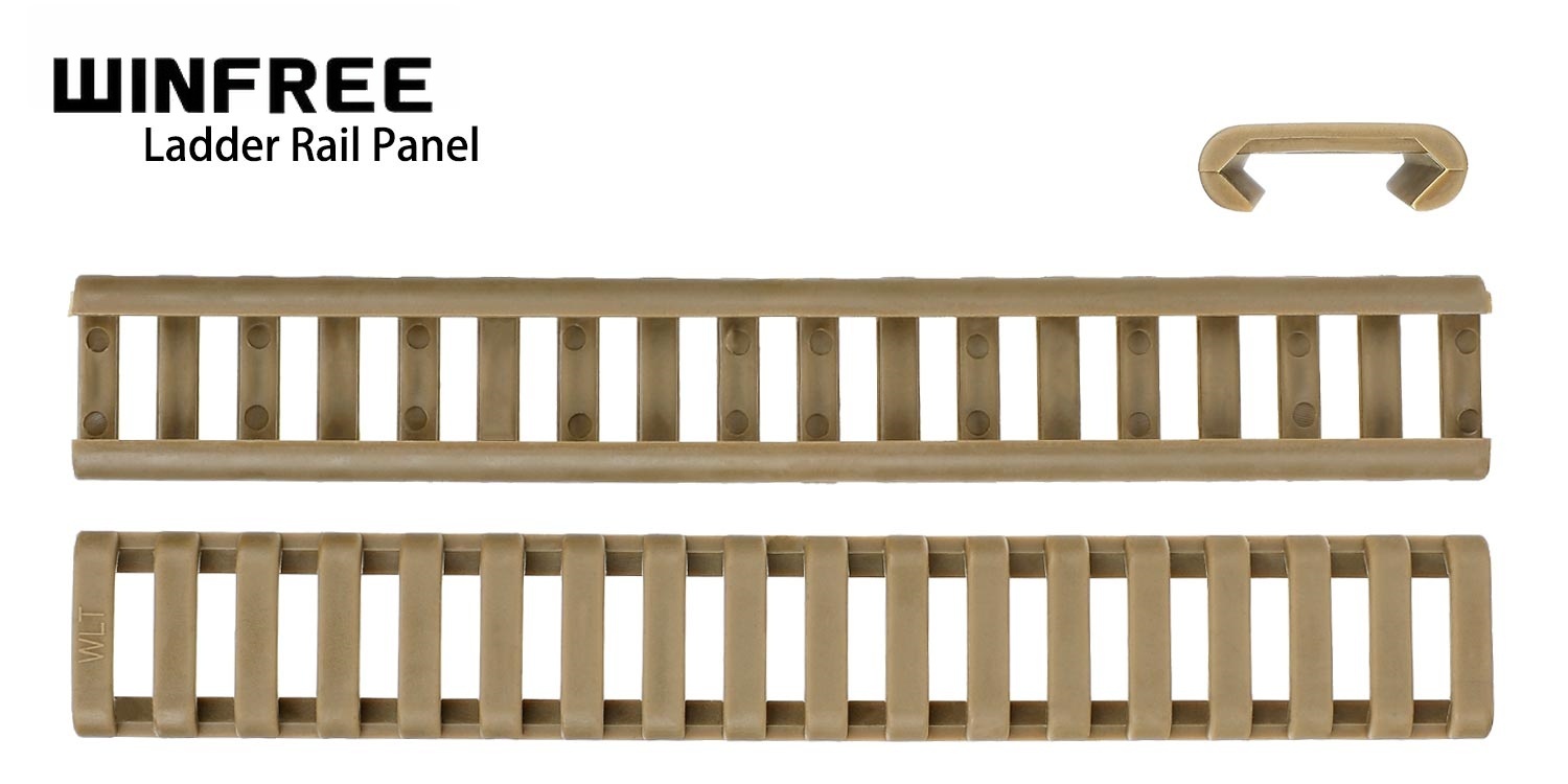 WINFREE AR15 Picatinny Rail Covers Rubber Ladder Rail Panel 4PCs /set - Image 6