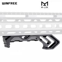 WINFREE M-LOK Handstop Barricade Stop 5.5” Metal Foregrip for AR-15/AR-10 - Black Red Green
