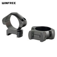 WINFREE Steel 30mm Picatinny Scope Rings Medium Profile 2PCs