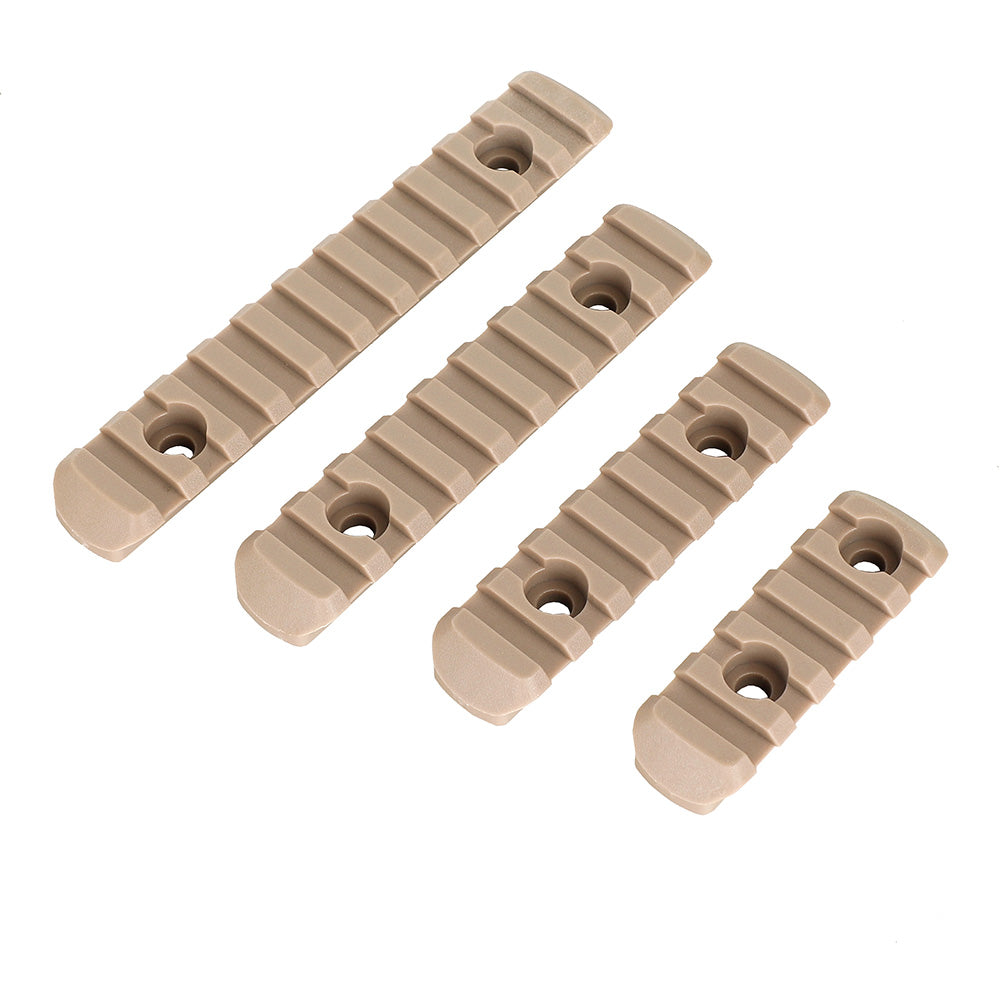 WINFREE Multipurpose Polymer Picatinny Rail Section M-LOK for Black/FDE - Image 3